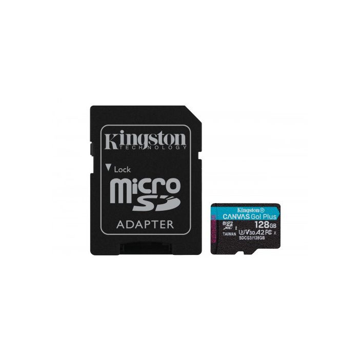 Tarjeta Micro SD Kingston Canvas Go! Plus 128GB 128 GB