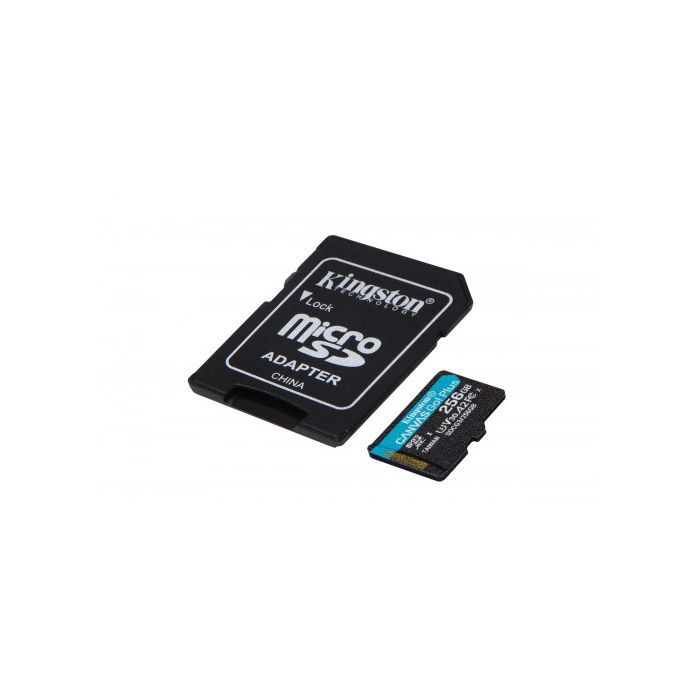 Tarjeta de Memoria Micro SD con Adaptador Kingston SDCG3/256GB 256 GB UHS-I 1