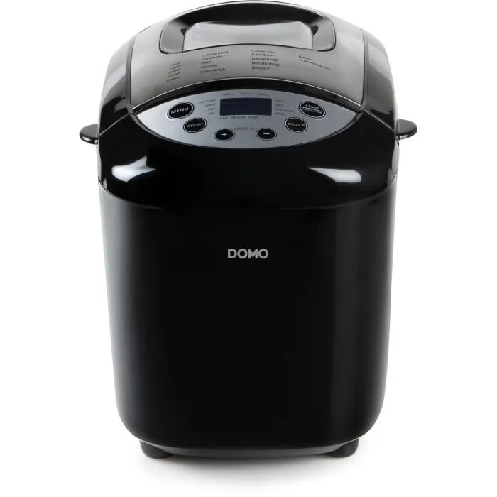 Domo B3977 Máquina de Hacer Pan Automática XL, 850 W, 17 Programas, Pantalla LCD