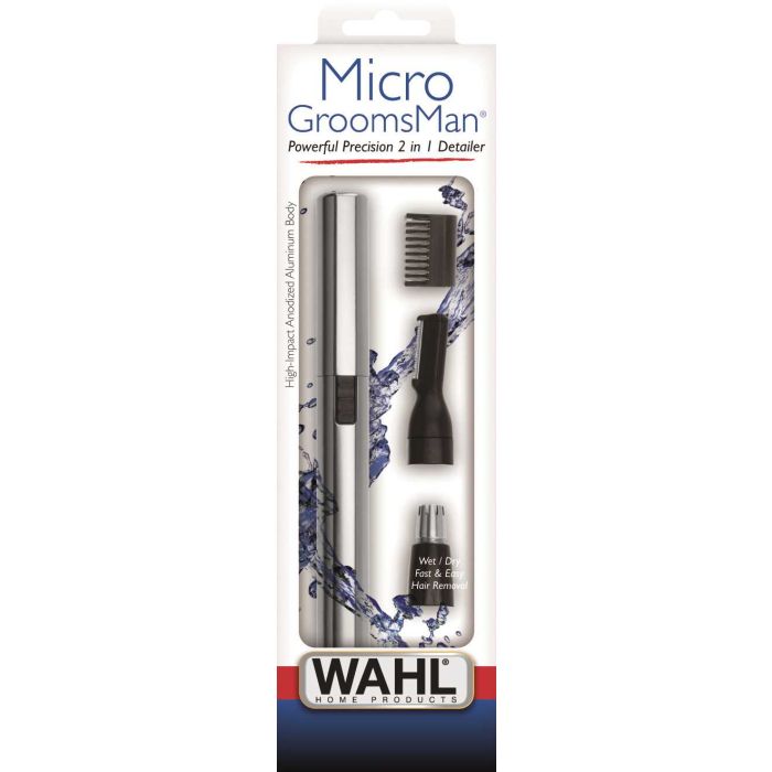 Recortadora Facial Higiénica Con Accesorios Nariz Y Orejas Groomsman Micro WAHL 5640-616 1