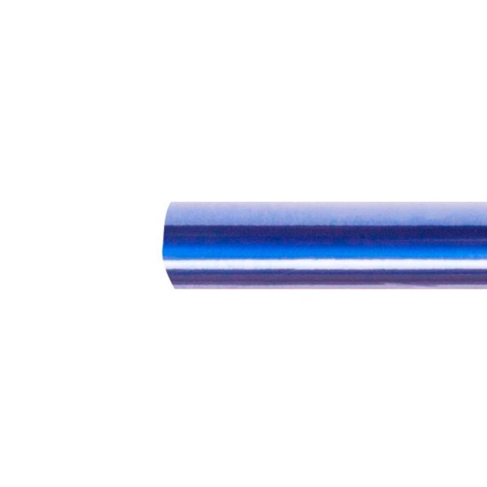 Papel Metalizado Azul Rollo Continuo De 0,5 X 10 Mt