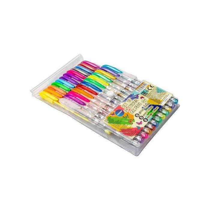 Roller Gel Centrum Metallic&Glitter&Neon 1,0 Bolsa De 24