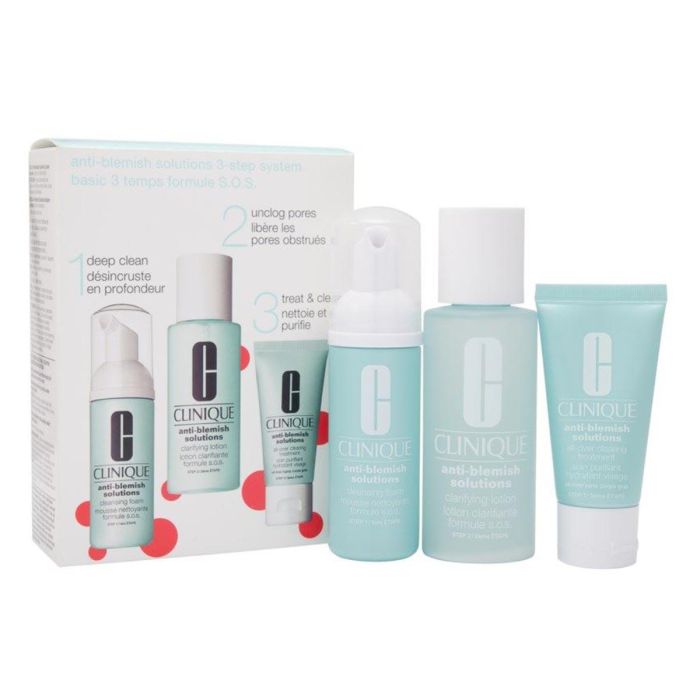 Clinique 3 step anti-blemish solutions system basic tratamiento