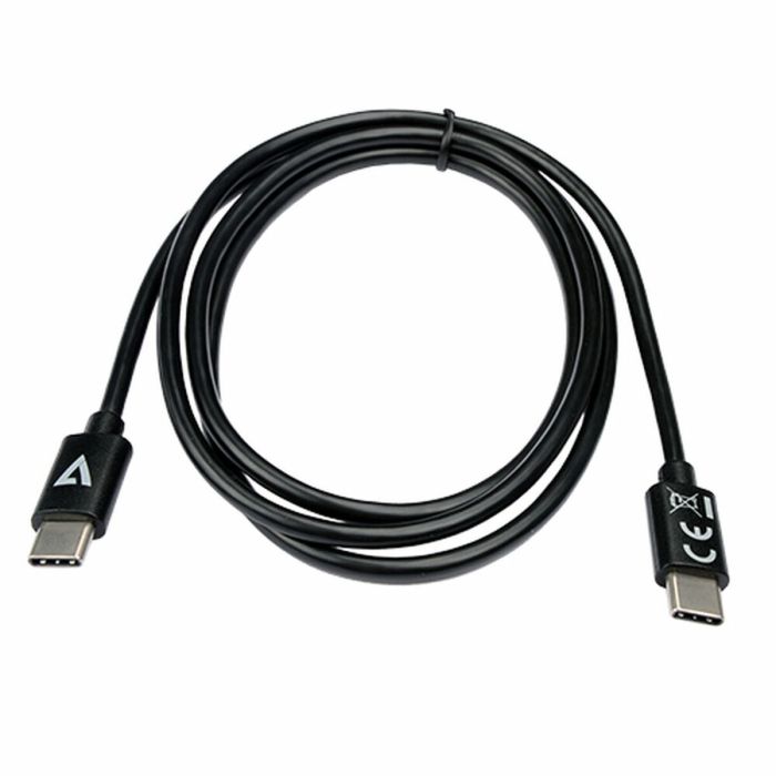 Cable USB C V7 V7USB2C-1M           Negro 2