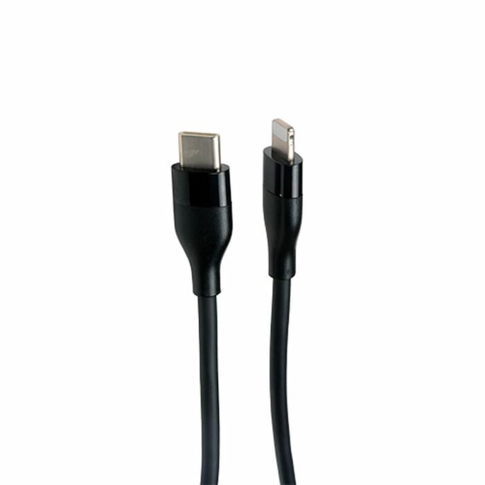 Cable USB-C a Lightning V7 V7USBCLGT-1M         Negro 3