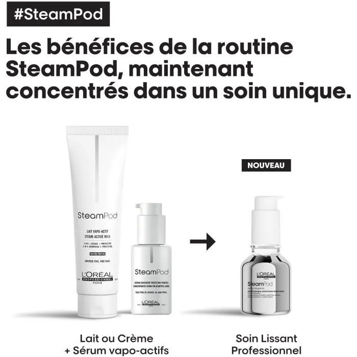 L'Oréal Professionnel Paris STEAMPOD todo en uno Protector Térmico 50 ml 4