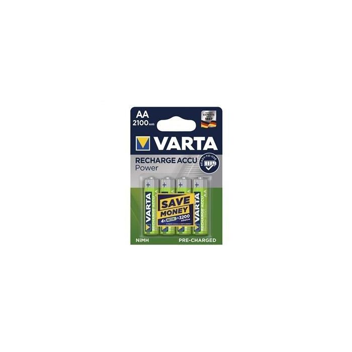 Varta Pilas Recargables Ni/Mh Hr06 Aa 2100Mah Accu Powe 4U VARTA 56706101404