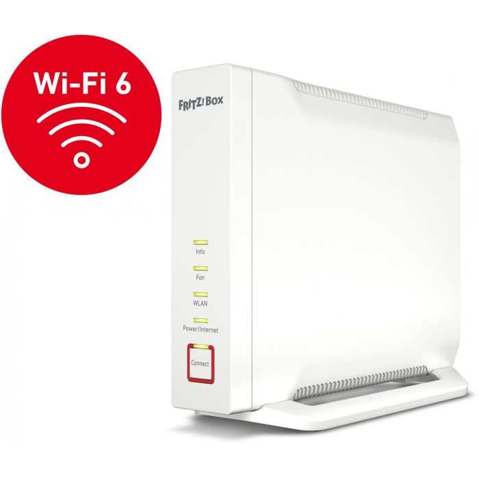 AVM 4060 FRITZ!Box Router Wi-Fi 6 AX Tribanda (2.4/5/5 GHz) Gigabit Ethernet 4 Puertos LAN (2.5 Gbit/s) Blanco 1
