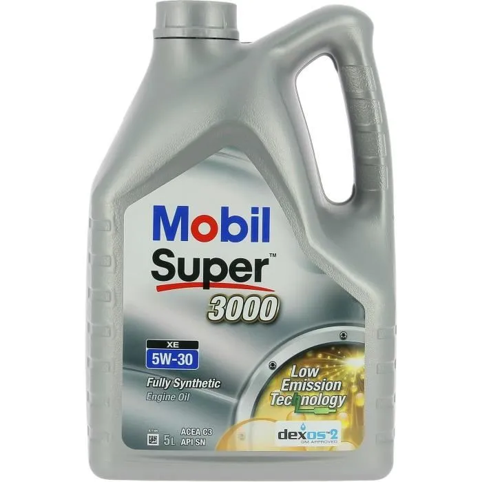Mobil S3000 5W30 XE Contenedor de Aceite de Motor 5 L 4 Estaciones 0 Mobil S3000 5W30 XE Contenedor de Aceite de Motor 5 L 4 Estaciones 0