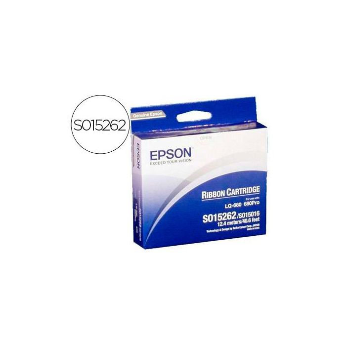 Cinta Impresora Epson Lq-670-860-1060-2500-2550, Dlq-2000 Negra