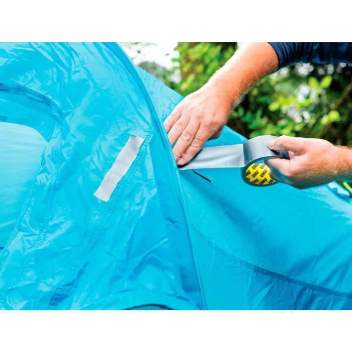 Uhu Cinta Americana Grizzly Tape Ultrafuerte Color Plata 25 mt x 48 mm Resistente Agua UV Temperaturas 4