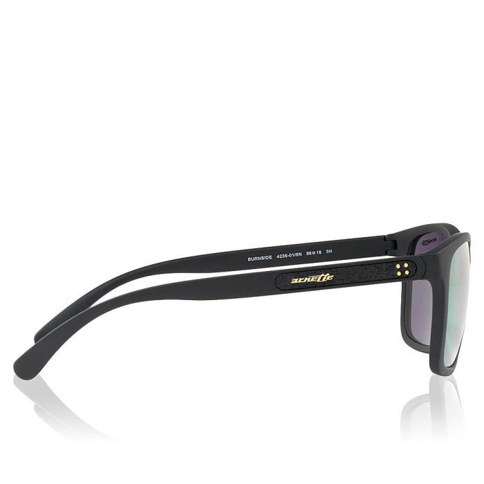 Arnette AN4236 01/8N Gafas de Sol Hombre Negro Montura Verde Dorado Efecto Espejo Filtro 3N 56mm 3 Arnette AN4236 01/8N Gafas de Sol Hombre Negro Montura Verde Dorado Efecto Espejo Filtro 3N 56mm 3