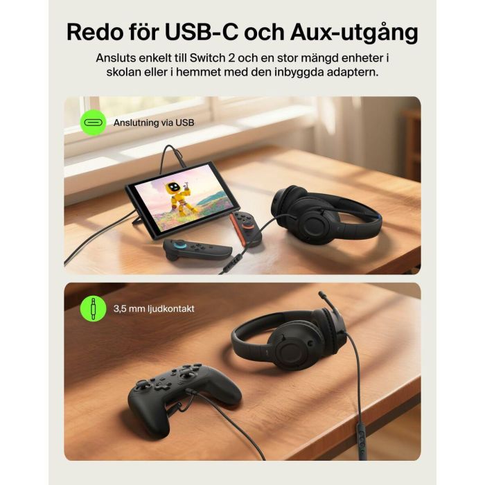 Auriculares Belkin Inspire Nintendo Switch 2 8 Auriculares Belkin Inspire Nintendo Switch 2 8