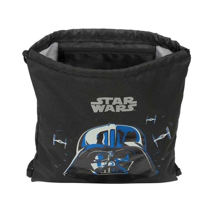 Bolsa Mochila con Cuerdas Star Wars Rebellion Negro 35 x 40 x 1 cm 3