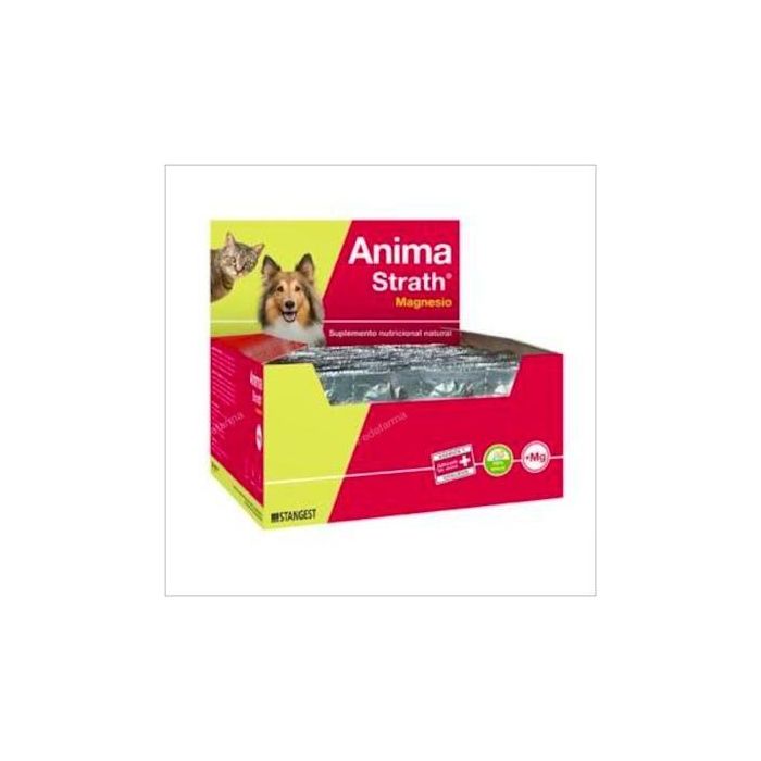 Stangest Anima Strath Magnesio para Perros y Gatos, 40 Comprimidos