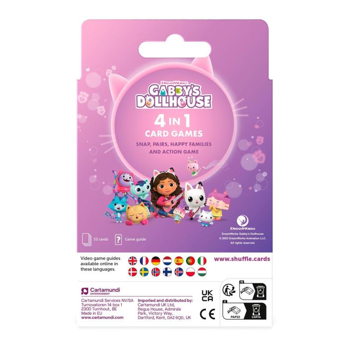 Fournier Juego de Cartas 4 en 1 La Casa de Gabby 10044022 4