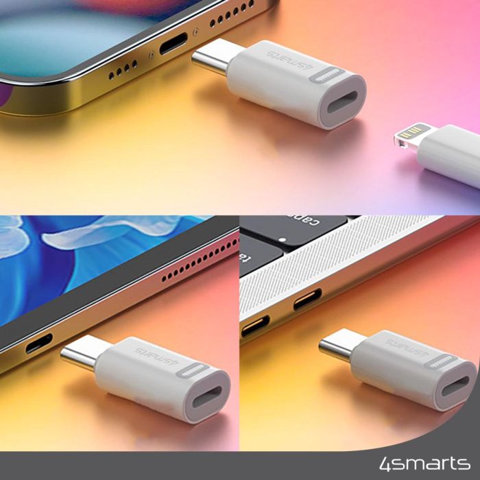 4smarts Adapter Lightning auf USB-C PD 27W 2er Set 1