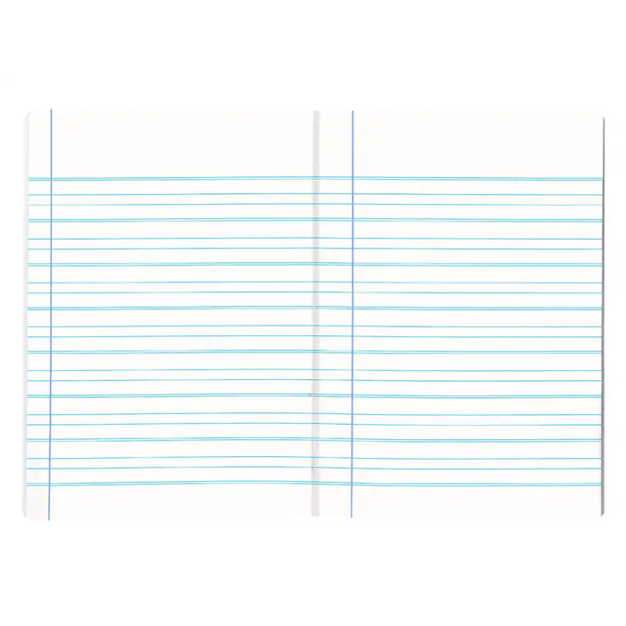 Liderpapel Libreta Scriptus A5 Plus 48 Hojas 90gr Rayado Montessori 3,5mm Con Margen Colores Surtidos 7