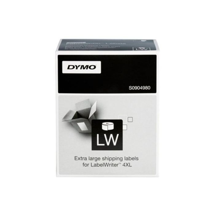 Dymo Etiquetas De Transferencia Termica Laber Writer, Negro Sobre Fondo Blanco , De 104 mm X 159 mm. Etiquetas Extragrandes. Rollo De 220 Ud. 3