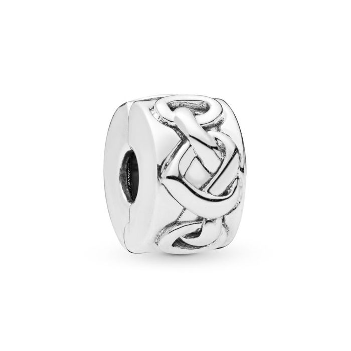 Charm Mujer Pandora KNOTTED HEARTS CLIP