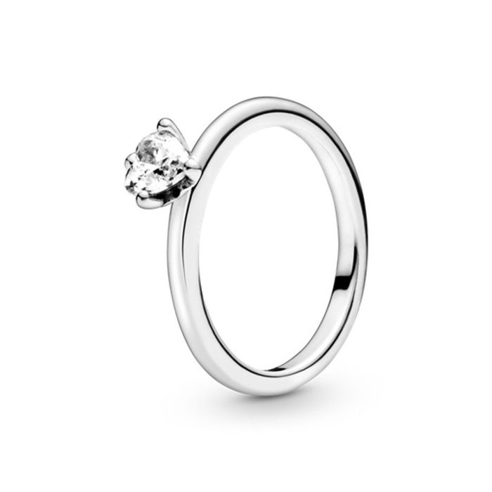 Anillo Mujer Pandora CLEAR HEART SOLITAIRE - RING - SIZE 48