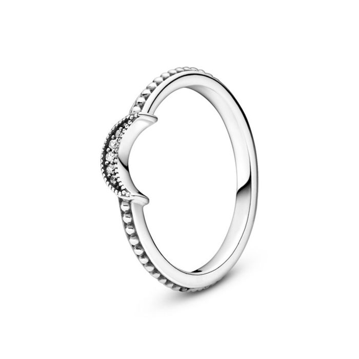 Anillo Mujer Pandora CRESCENT MOON BEADED - RING - SIZE 48