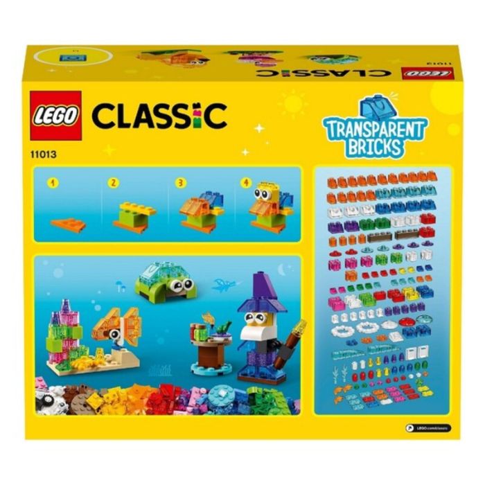 Playset Classic Transparent Bricks Lego 11013 2