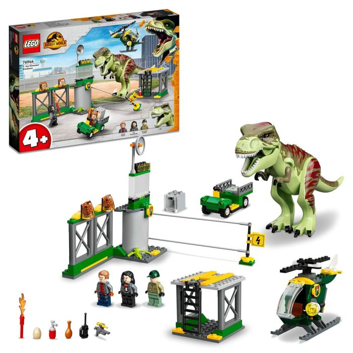Playset Lego 76944 Jurassic World T-Rex Escape (140) (140 Piezas) 1