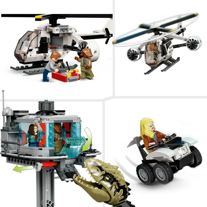 Juego de Construcción + Figuras Lego Jurassic World Attack 6