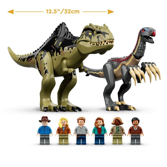 Juego de Construcción + Figuras Lego Jurassic World Attack 5