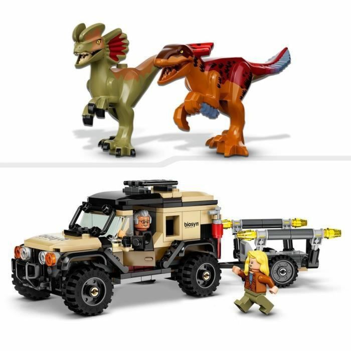 Playset Lego 76951 Jurassic World Transport of Pyroraptor and Dilophosaurus 3