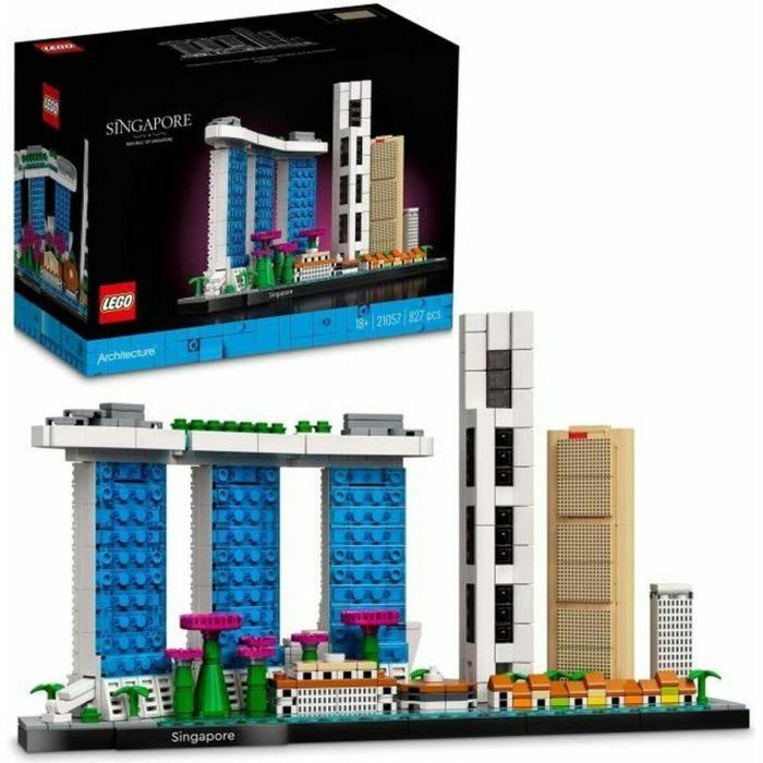 Playset Lego 21057 Architecture - Singapur 827 Piezas