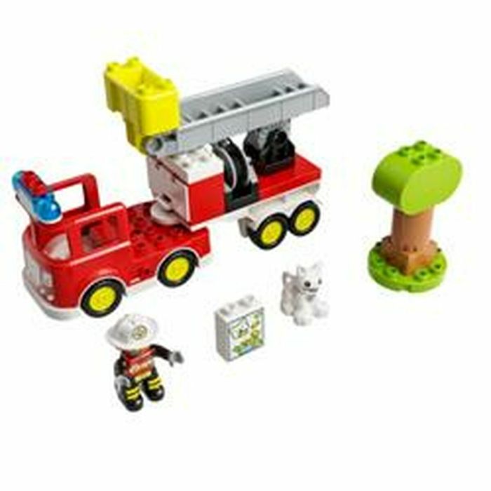 Juego de construccion camión de bomberos lego duplo