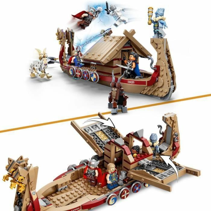 Juego de Construcción Lego Thor Love and Thunder: The Goat Boat 1