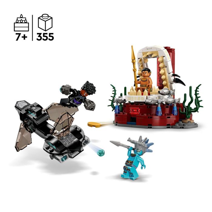 Juego de Construcción Lego Marvel 76213 The Throne Salle of King Namor 7