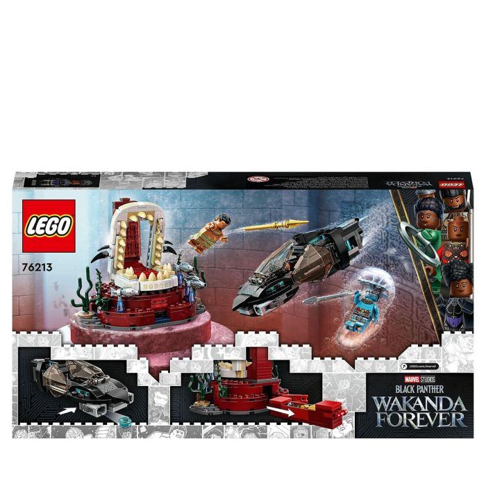 Juego de Construcción Lego Marvel 76213 The Throne Salle of King Namor 1