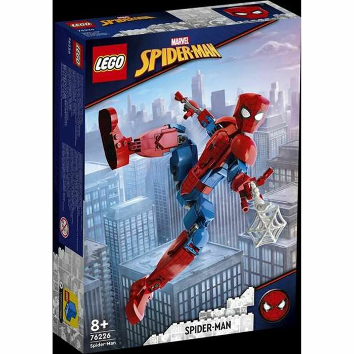 LEGO Marvel 76226 Minifigura de Spider-Man, juguete construible de superhéroe, regalo de 8 años