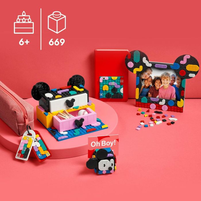Juego de Construcción Lego DOTS 41964 Mickey Mouse and Minnie Mouse 4