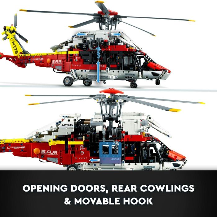 Playset de Vehículos   Lego Technic 42145 Airbus H175 Rescue Helicopter         2001 Piezas   3