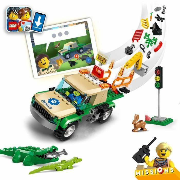 Playset Lego City 60353 Wild Animal Rescue Missions (246 Piezas) 12