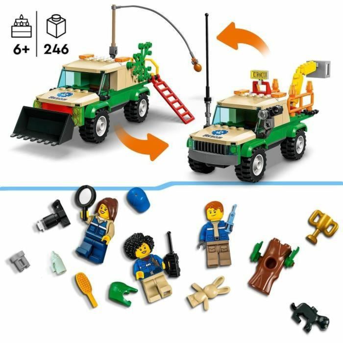 Playset Lego City 60353 Wild Animal Rescue Missions (246 Piezas) 11