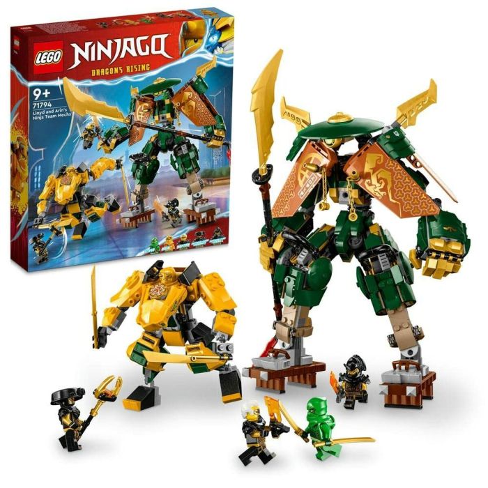 Juego de Construcción Lego Ninjago 71794 The Ninjas Lloyd and Arin robot team 7