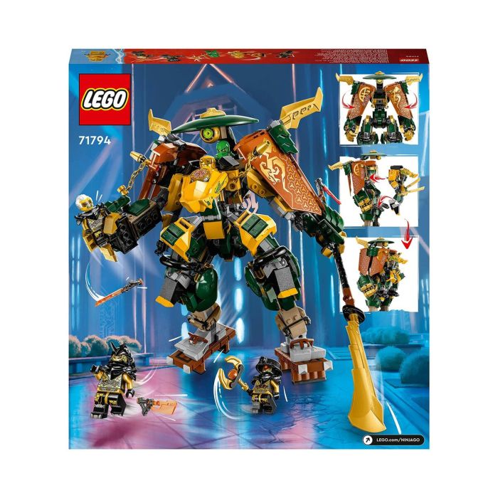 Juego de Construcción Lego Ninjago 71794 The Ninjas Lloyd and Arin robot team 1