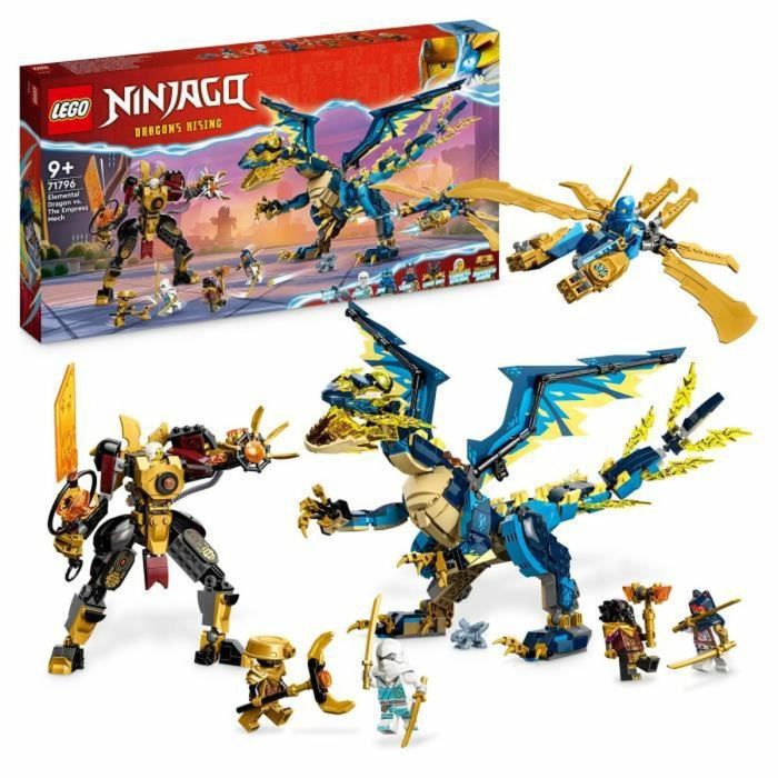 Juego de Construcción Lego Ninjago 71796 The elementary dragon against the Empress robot Multicolor
