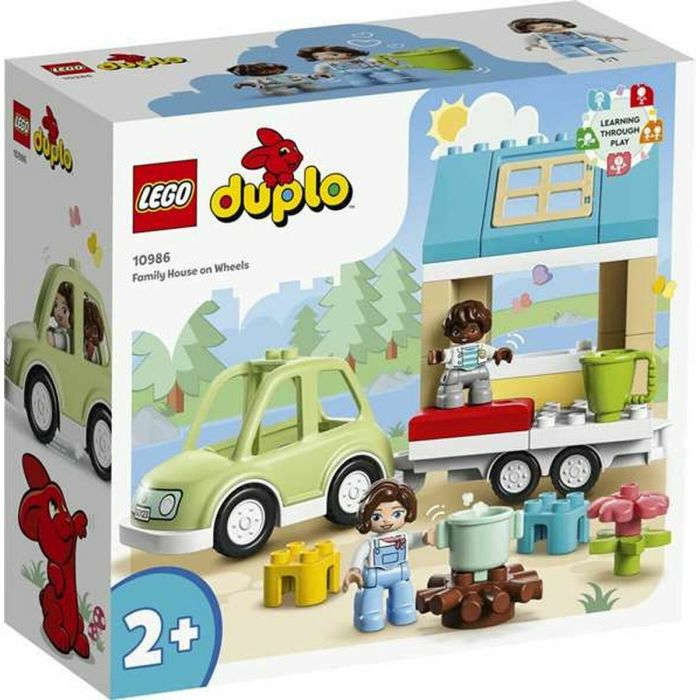 Juego de construccion casa familiar con ruedas lego duplo