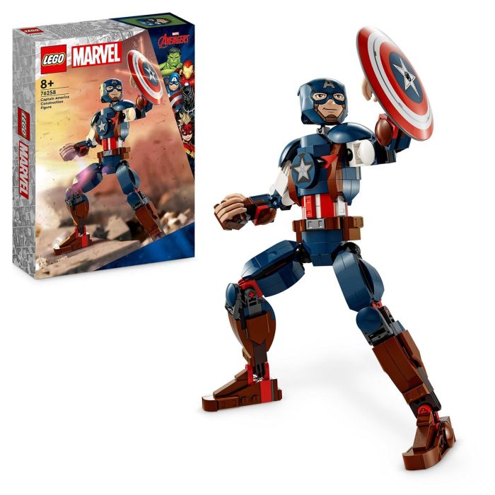 Figura Para Construir: Capitán America S. Heroes 76258 Lego