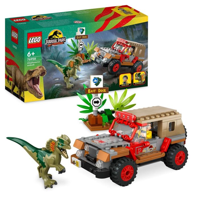 Emboscada Al Dilofosaurio Lego Jurassic World 76958 Lego