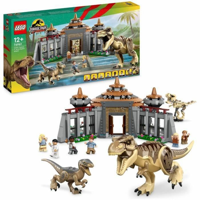 LEGO Jurassic Park 76961 Centro de visitantes: El ataque del T. Rex y el Velociraptor, Juguete