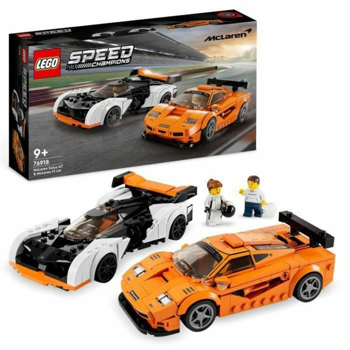 LEGO Speed ??Champions 76918 McLaren Solus GT y McLaren F1 LM, Toy de automóvil, Kit de modelo