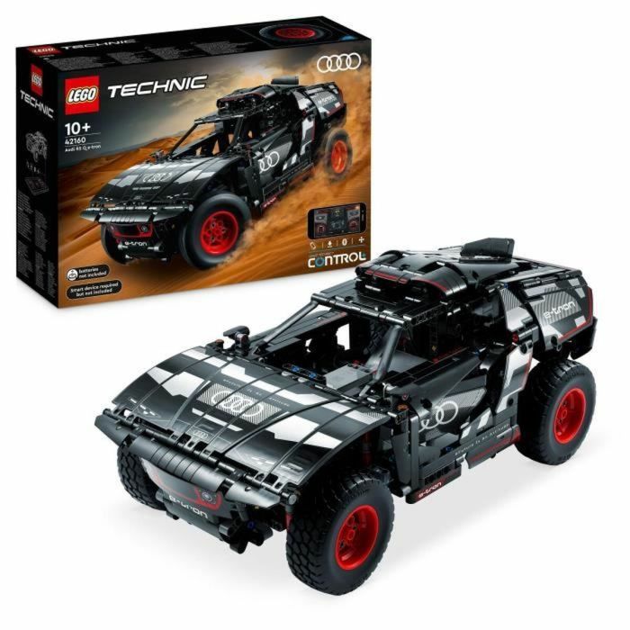 LEGO Technic 42160 Audi RS Q e-tron, Coche de Rally Teledirigido, Modelo Todoterreno Dakar